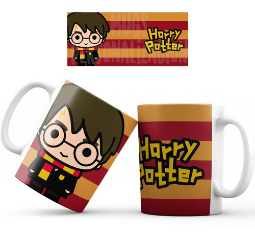 Mug Pocillo Harry Potter Chibi Ref004