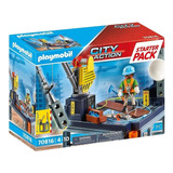 Playmobil Construccion Con Grua Starter Pack Lny 70816