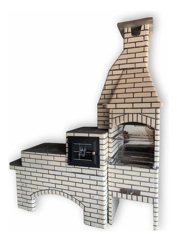 Trio Colonial Churrasqueira 60 Cm + Forno E Fogão Lenha A