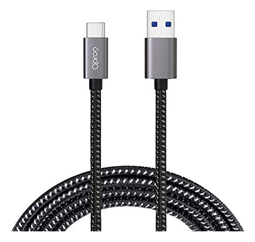 Cable Trenzado Duradero De Usb-c A Usb-a 3.1 De Carga Rápida