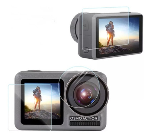 Protector Pantalla Lente Vidrio Templado Dji Osmo Action