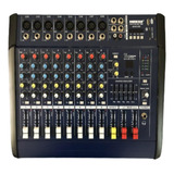 Consola Mixer 8 Canales Blue + Usb Uks-8usb Mekse