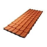 Telha Colonial Pvc Plan 2,50x88 Cm Laranja E Marfim