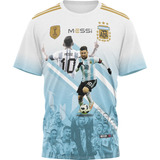 Playera Messi Argentina Para Niños. Jersey Futbol