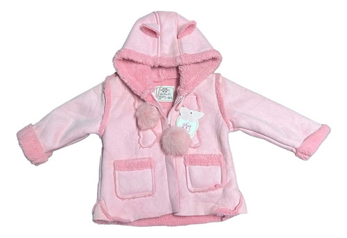 Tapado Infantil Gamuzado - Corderito En Su Interior. Campera