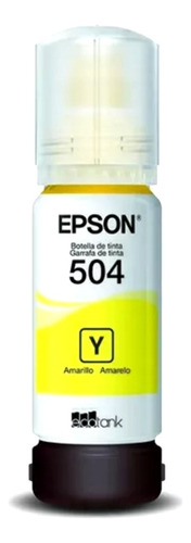 Tinta Epson T504 Amarillo Original L4150