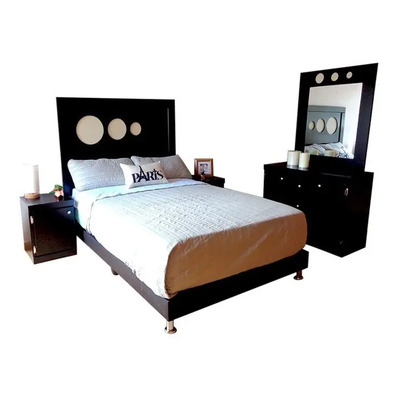 Recamara Minimalista Mod El Cairo, Buros Cabecera Tocador | MercadoLibre