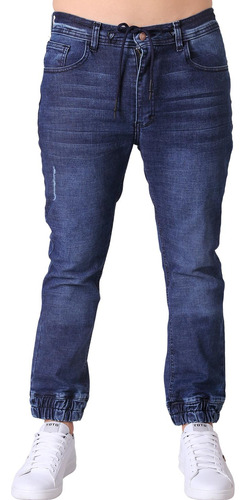 Jeans Moda Jogger Hombre Azul Stfashion 63104801