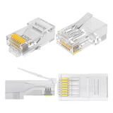 Conector Rj45 Cat5 Bolsa 10 Unidades Cable Utp Conector Red