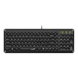 Teclado Genius Slimstar Q200 Ultra Delgado Multimedia Usb