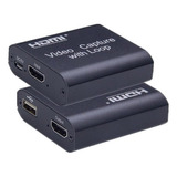 Tarjeta De Captura De Vídeo Hd 1080p 4k Hdmi A Usb 2.0