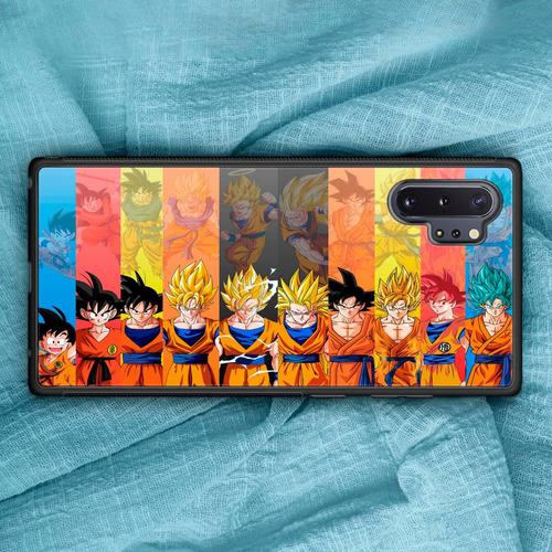 Funda Galaxy A50 Goku Evolucion Dragon Ball Uso Rudo Tpu/al