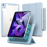Funda iPad Air 5ta Gen Rigida Y Magnetica Celeste