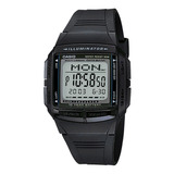 Relógio Casio Vintage Masculino Data Bank Db-36-1avdf