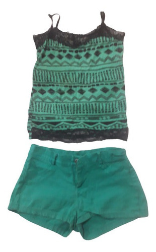 Short + Remera Musculosa