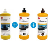 Kit De Pulido 3m / Pastas De Pulir Paso A + B + C / 946 Ml 