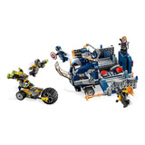 Bloques Para Armar Lego Marvel Avengers Truck Take-down 477 Piezas  En  Caja