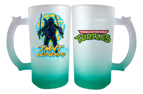 Tarro Tortugas Ninja 16oz 473ml Vintage Tmnt Anime Cervezero