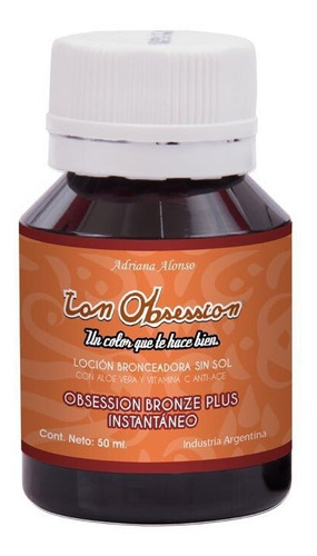 Autobronceante Obsession Bronze Para Equipo De Bronceado 