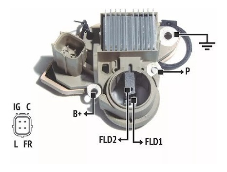 Regulador Voltaje T/ Mitsubishi Honda Fit 1.3 1.5 City 1.5 Foto 3
