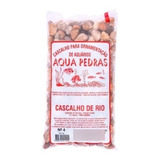 Cascalho De Rio - Quartzo Nº 4 - 10kg Substrato Para Aquário