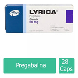 Lyrica 50 Mg Caja Con 28 Cápsulas