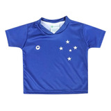 Camisa De Bebê Cruzeiro Camiseta Torcida Baby Roupa Oficial