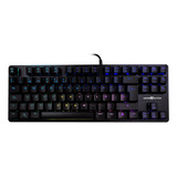 Teclado Alambrico Game Factor Kbg500-bl Rgb Usb Negro 1pza