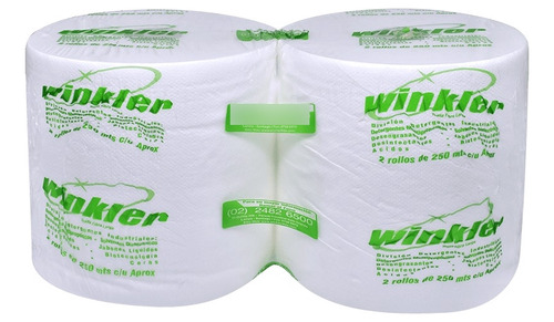 Toalla Papel 29g Fibra Larga 2x250mt Winkler