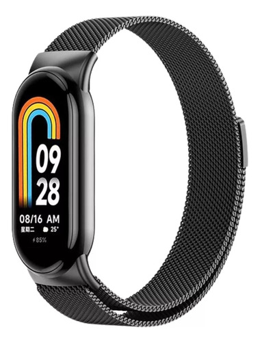 Malla Pulsera Metálica Tipo Milanese Para Xiaomi Mi Band 8