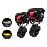 2pz Faros De Lupa Para Moto Antiniebla 4 Modos H4 H6 Ba20d A