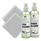 Green Oak - Kit De Spray Para Limpiar Lentes Y Pantallas De