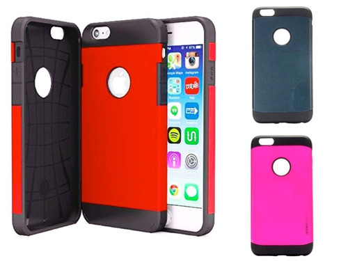 Carcasa Para iPhone 6 6s Antigolpe 2 Capas Slim