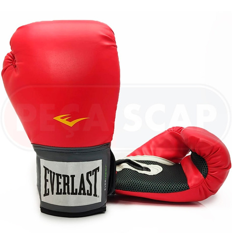 Luva Boxe / Muay Thai Everlast Pro Style Training Com Bolsa