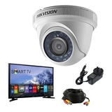 Camara Seguridad Hikvision Domo Conexion A Tv Rca