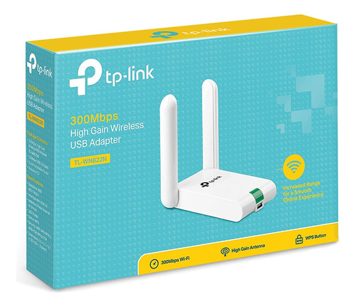 Adaptador Tp-link Usb Wireless N 300mbp Tl-wn822n 2 Ant 0447