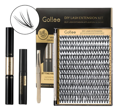 Pestañas Diy Golle Para Colocar En Casa Lash Kit P20