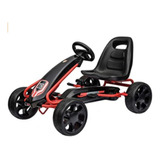 Carro Go Kart De Pedal Rojo Para Niños De 3 A 7 Años