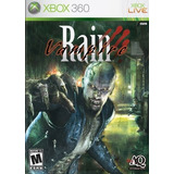 Xbox 360  - Vampire Rain - Juego Físico Original