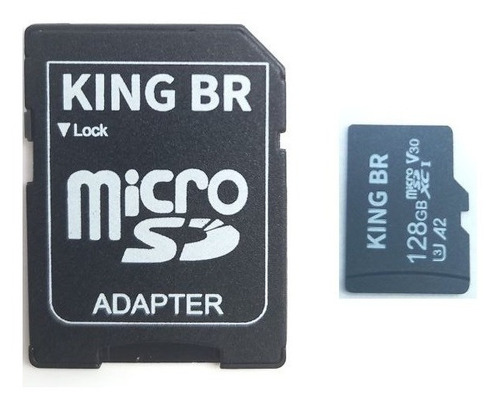 Cartão De Memória 128gb Micro Kingbr Class 10 V30 U3 Extreme
