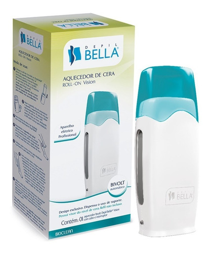 02 Aparelho Aquecedor Cera Roll-on Vision Depil Bella