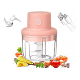 Mini Procesador Picador Recargable Usb Vegetales 250ml