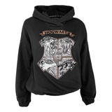 Sudadera Dama- Harry Potter Hogwarts Escudo- American Level