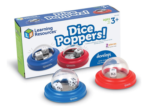 Learning Resources Juego De 2 Lanzadores De Dados