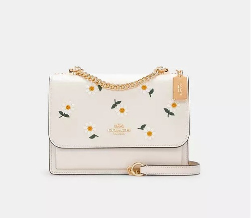 Bolsa Coach Klare C2858 Original Bordados De Flor