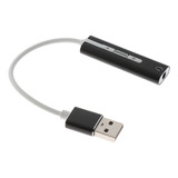 Usb 2.0 A 3,5 Mm Micrófono Audífonos Estéreo Adaptador De Z