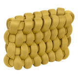 Almofada Para Tapete Flutuante Resistente 47 X 30 Dourado