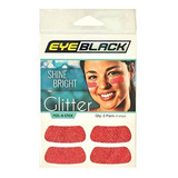 Tijerillas Para Cejas - Eyeblack Red Softball Glitter Eye Ti