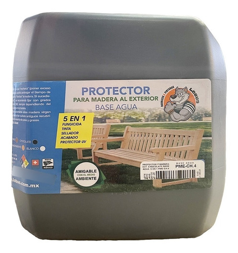 Protector P/madera Ext Chocolate 5 En 1 Base Agua 20 Lts