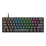 Teclado Mecânico Com Fio Bajeal G101 De 61 Teclas Com Luz De